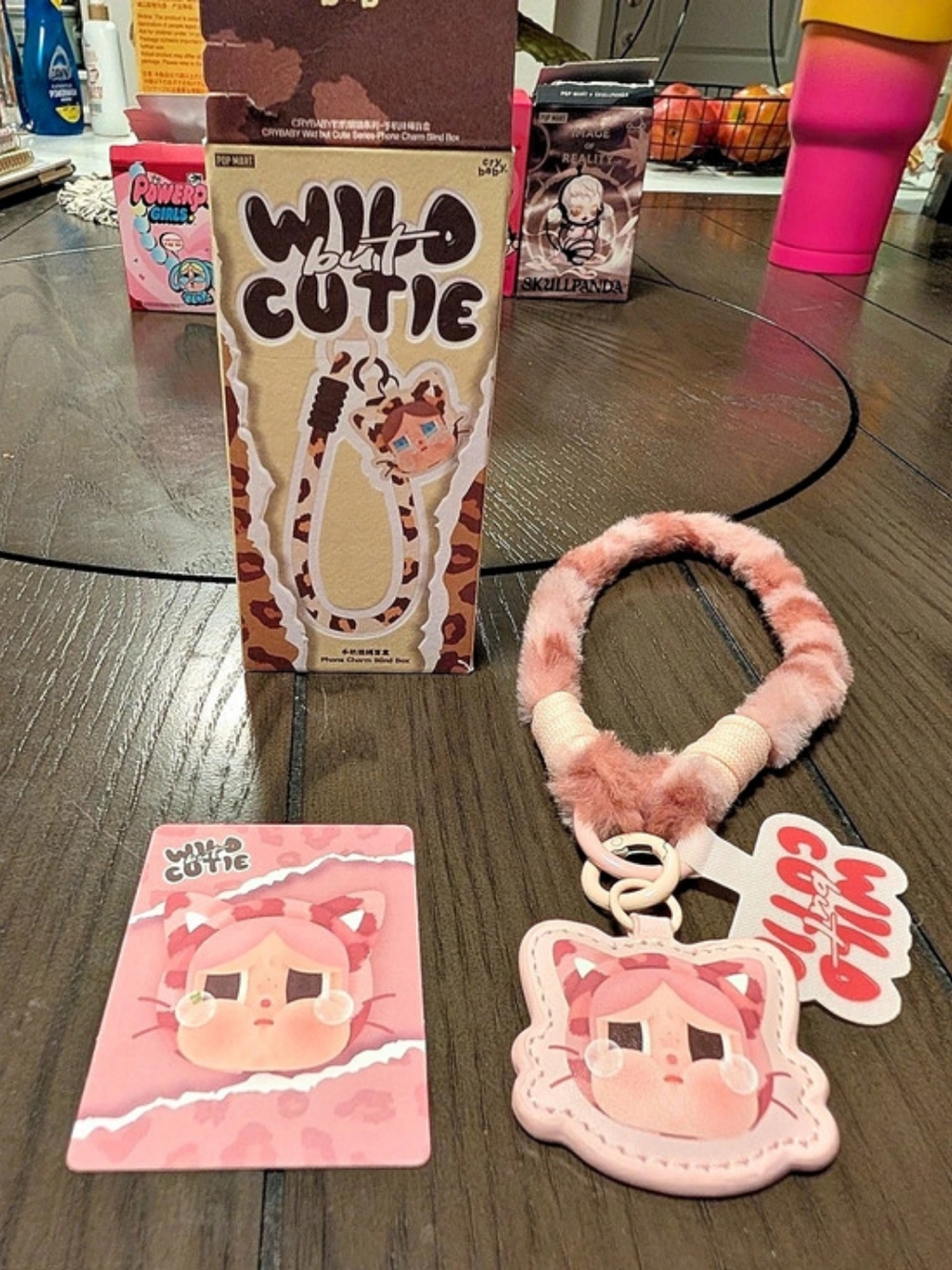 Pop Mart Crybaby Wild but Cutie Series Phone Charm (Pink Cutie)